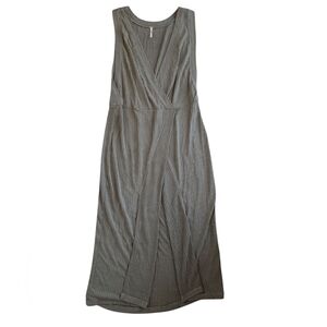 Green Free People Dress Large Faux wrap